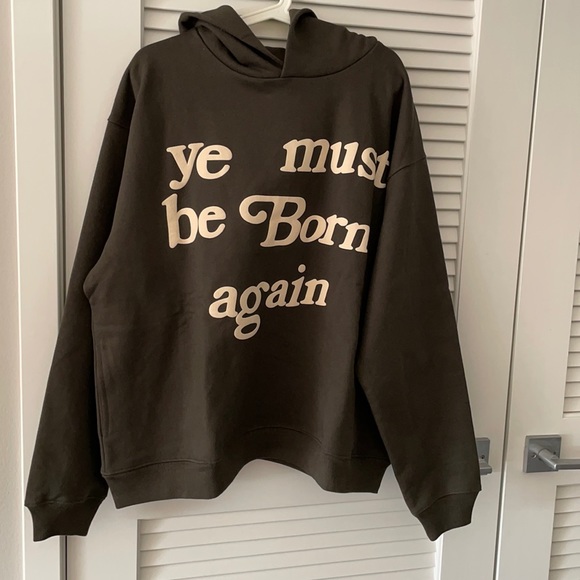 Yeezy Other - Kanye west you must be born Hoodie/ Size XL